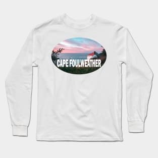 Cape Foulweather Oregon Long Sleeve T-Shirt